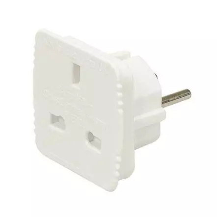 SILVERLINE - Adaptateur Prise électrique UK - UE - 230 V