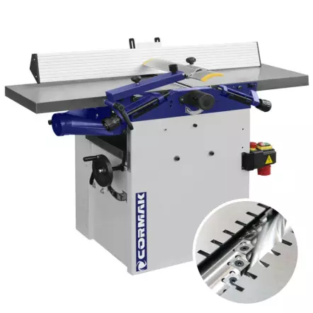 PT310QS Raboteuse dégauchisseuse avec arbre hélicoïdal 400 V / 2200 W / Largeur de passage de 310 mm