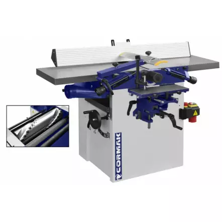 PT310QS Raboteuse dégauchisseuse avec arbre hélicoïdal 400 V / 2200 W / Largeur de passage de 310 mm