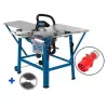 SCHEPPACH - TS310 Scie circulaire - 230V 2200 W - avec chariot, rallonges AR et 2 lames Ø 315mm 24 et 48 dents (coupe max. 83 mm) - 3