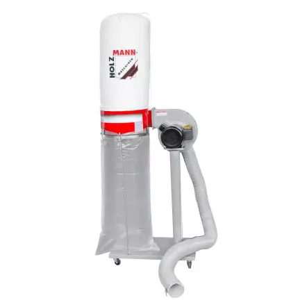 ABS1080 Aspirateur à copeaux de bois 100L 230V - 750 W + tuyau d'aspiration 2,4 m Ø100 mm