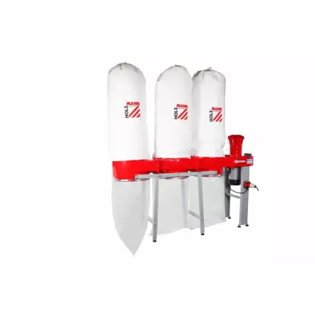 ABS4560 Aspirateur à copeaux de bois 3 x 160 L 400 V - 3700 W