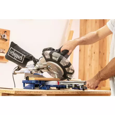 SCHEPPACH - HM254SPX Scie à onglet - 2200 W - Lame Ø 255mm 60 dents + 1 lame 48 dents OFFERTE !