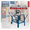 SCHEPPACH - TS310 Scie circulaire - 230V 2200 W - avec chariot, rallonges AR et 2 lames Ø 315mm 24 et 48 dents (coupe max. 83 mm) - 5