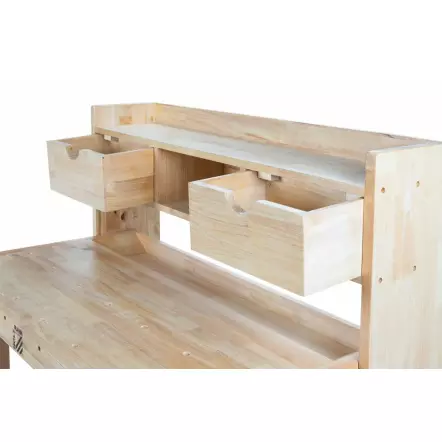 HOLZMANN - WB123A - Établi de menuisier 1230 mm pliable, en bois d'hévéa