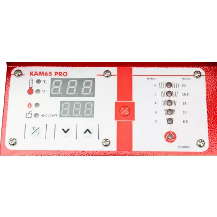 HOLZMANN - KAM65PRO Plaqueuse de chant portative 230 V 855 W - Hauteur de chant min./max. 10-65 mm