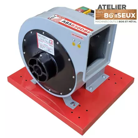 ABS850DBK - Aspirateur pour Tour à Bois 850 m3/heure - 56 Litres - 230 V