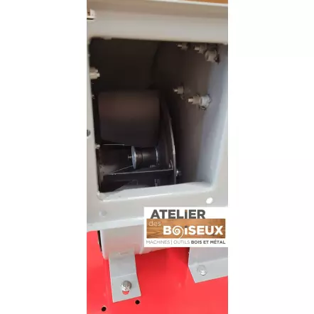 ABS850DBK - Aspirateur pour Tour à Bois 850 m3/heure - 56 Litres - 230 V
