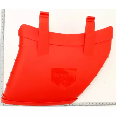 Capot d'éjection latérale amovible RAL3020 pour tondeuses Scheppach