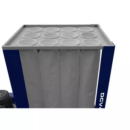 CORMAK - DCV4500Eco - Aspirateur à Copeaux Industriel 4500m3/h - Haut degré de filtration - 400V