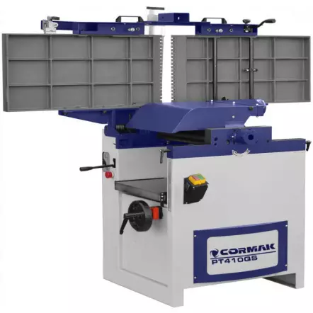 PT410QS - Dégauchisseuse-Raboteuse Professionnelle avec arbre hélicoïdal 400 V / 3000 W / 410 mm