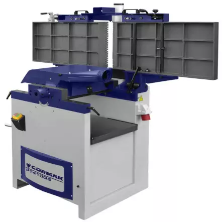 PT410QS - Dégauchisseuse-Raboteuse Professionnelle avec arbre hélicoïdal 400 V / 3000 W / 410 mm
