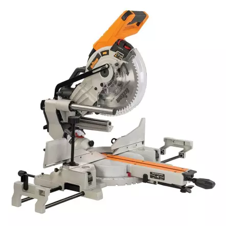 TRITON - TCMS254 - Scie à Onglet Radiale diamètre 254 mm - Hauteur de coupe 64 mm - Puissance 1800 W