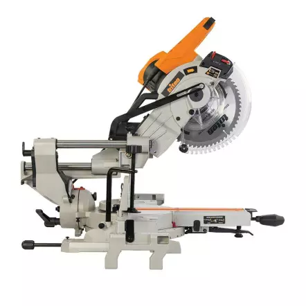 TRITON - TCMS254 - Scie à Onglet Radiale diamètre 254 mm - Hauteur de coupe 64 mm - Puissance 1800 W