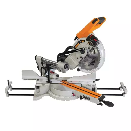 TRITON - TCMS254 - Scie à Onglet Radiale diamètre 254 mm - Hauteur de coupe 64 mm - Puissance 1800 W