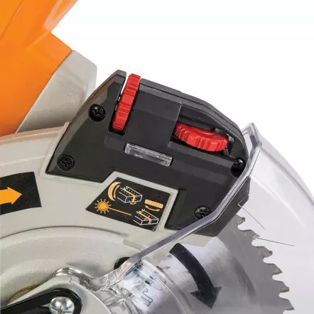 TRITON - TCMS254 - Scie à Onglet Radiale diamètre 254 mm - Hauteur de coupe 64 mm - Puissance 1800 W