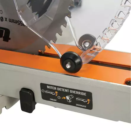 TRITON - TCMS254 - Scie à Onglet Radiale diamètre 254 mm - Hauteur de coupe 64 mm - Puissance 1800 W