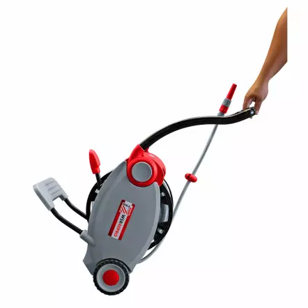 HOLZMANN - WSR40PRO Enrouleur automatique de tuyau + 40 M de tuyau PVC et chariot dévidoir