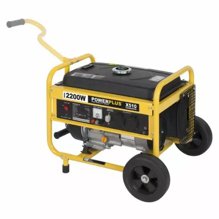 POWERPLUS - POWX510 Groupe électrogène 2200W Moteur 4 temps 196 cc