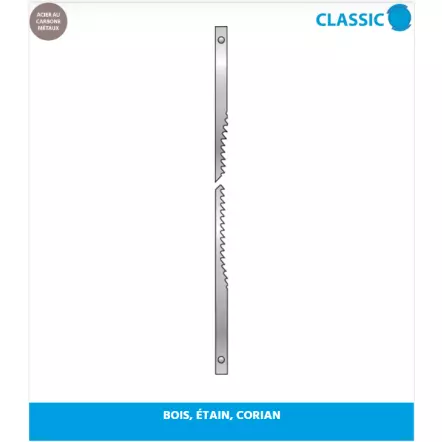 12 x Lames de scie à chantourner - 127x2,0x0,25 mm 25 TPI