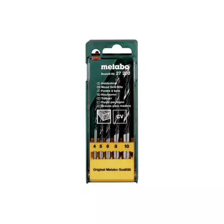 METABO - 627200000 Coffret de 5 mèches à bois
