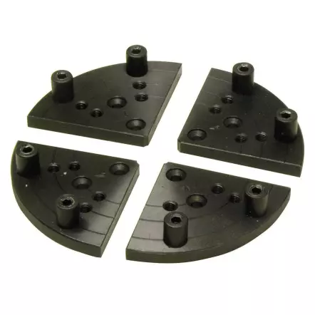 DP95PS - Plateau de reprise 125 mm - 4 mors pour mandrin DP95