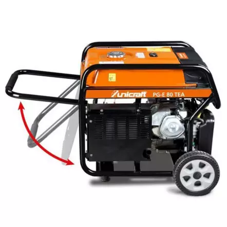 UNICRAFT - PG-E 80 TEA - Groupe Electrogène à essence - 3750 W - Prises 230 V et 400 V