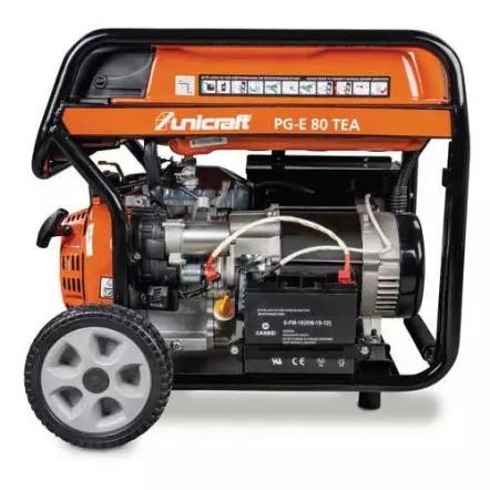 UNICRAFT - PG-E 80 TEA - Groupe Electrogène à essence - 3750 W - Prises 230 V et 400 V