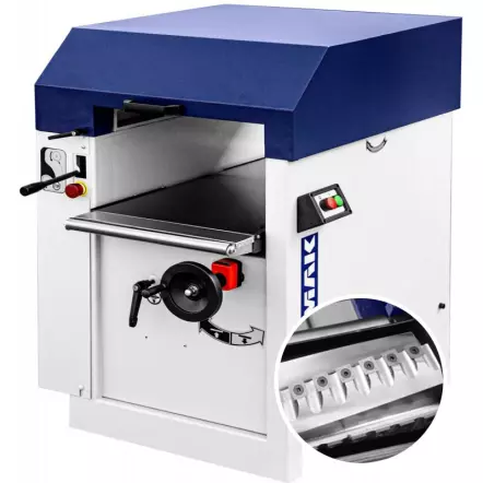 TH410S - Raboteuse avec arbre hélicoïdal à 72 plaquettes - Largeur 410 mm - 3000 W - 400 V
