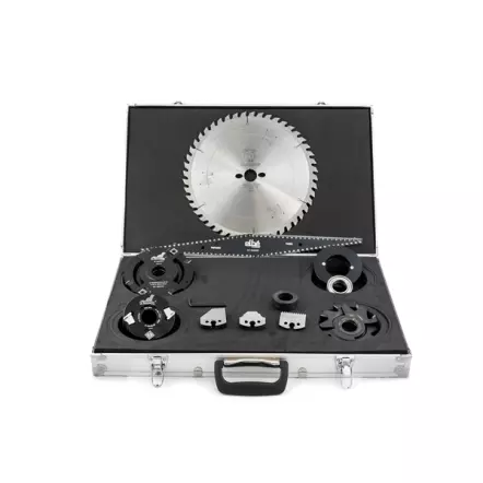 LE RAVAGEUR - Coffret Toupilleur L'Incontournable 315 - Hauteur 50 - Porte-outil - Fraises - Fers - Lame - Réglet