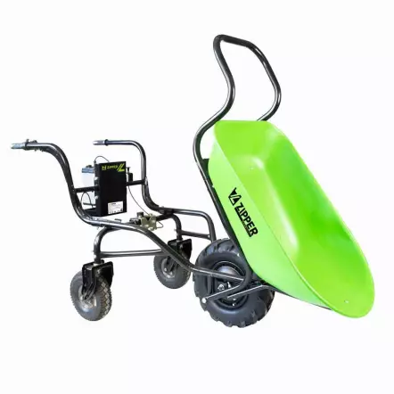ZIPPER - ZI-EWB150-100L - Brouette Electrique 3 roues 100 Litres - Capacité 150 Kg