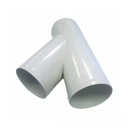 HOLZPROFI - Tuyau de bifurcation simple Ø départ 120 mm / Ø sortie 100/80 mm