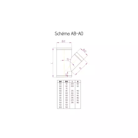 HOLZPROFI-Tuyaux-de-bifurcation-simple-sortie-o100