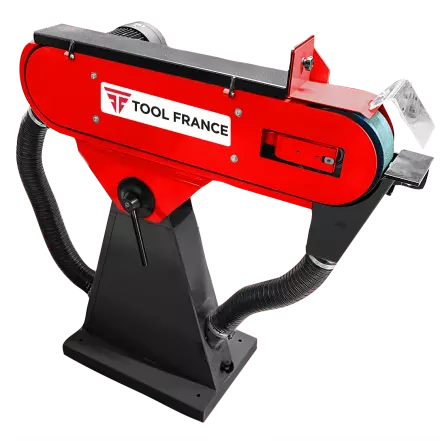 TOOL FRANCE - TFP-75-605 Ponceuse à bandes 75x2000 mm (Gr80) 400V 2,2kW 2800 Tr/min