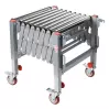 HOLZMANN - RB9A - Convoyeur à rouleaux extensible 500 à 1400 mm - Largeur 500 mm - Charge 130 Kg - 4