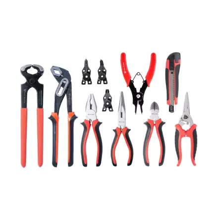 TOOL FRANCE - TFCO-136P Coffret en aluminium de 136 outils de qualité pour le bricolage