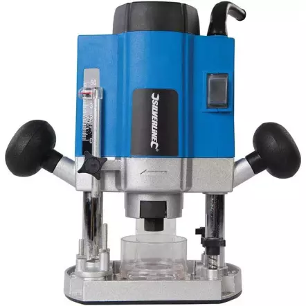 SILVERLINE - Défonceuse plongeante 1020 W - 230V - Avec 2 Pinces de serrage