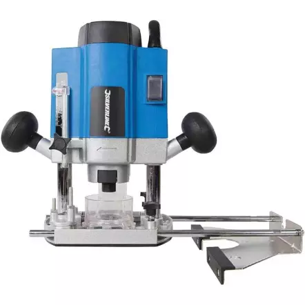 SILVERLINE - Défonceuse plongeante 1020 W - 230V - Avec 2 Pinces de serrage