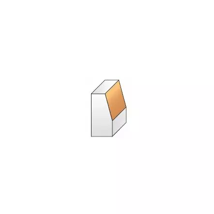 LEMAN - Mèche d’affleureuse diamant avec roulement ANGLE 15° et 25°
