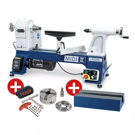 MIDI-2-PLUS-Mini-Tour-a-Bois-Professionnel-400-mm-avec-c-1