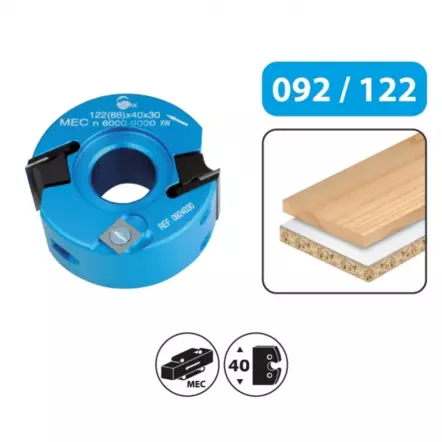 Porte-outils à profiler et à feuillurer - Hauteur 40 ou 50 - Alésage 30 ou 50