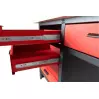 WT1700 Etabli métallique de travail 1700 mm avec rangements 6 tiroirs et 1 armoire - 5