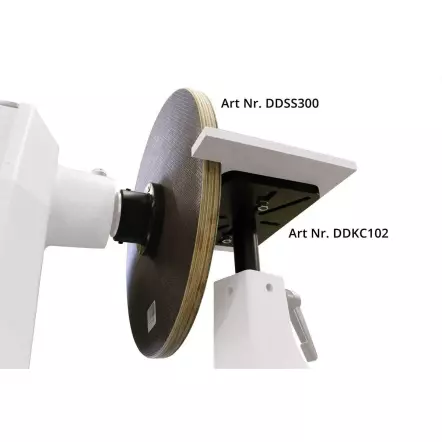 Disque de broche velcro pour ponçage sur tour à bois - diamètre 300 mm