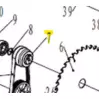HOLZMANN - Poulie d'entraînement (rep.#E7) pour scie sur table TS250 - 3