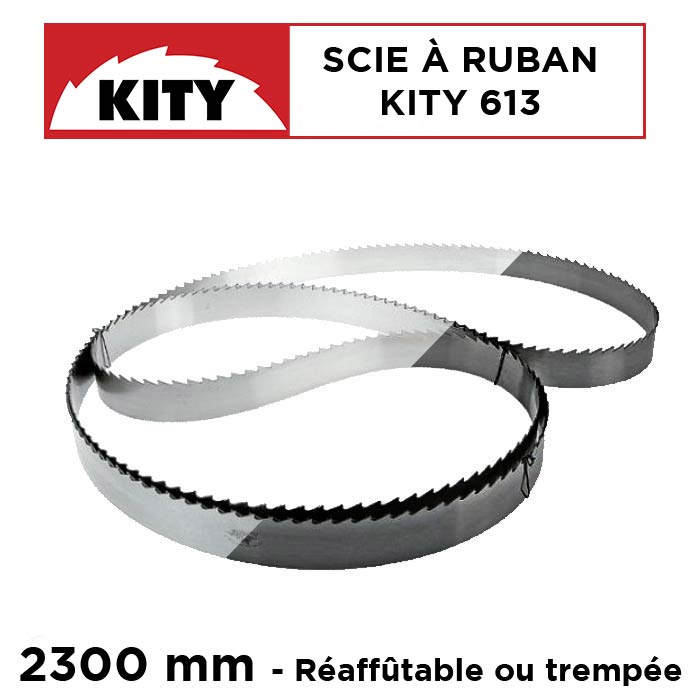 Lot 2 Lames Scie à Ruban Encut 1425 X 6 X 0,65 Mm 14 TPI – Acier Outil Pour Bois, Aluminium, Compatible Gemex, Rexon, Ferm Etc