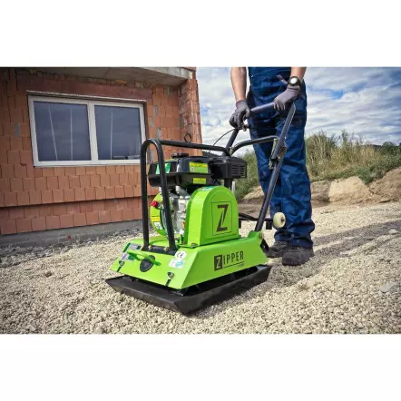 ZIPPER - ZI-RPE90 - Compacteur thermique à plaque vibrante 4100W (S1) - Plaque 420 x 550 mm - Force de vibration 15,5 KN