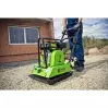 ZIPPER - ZI-RPE90 - Compacteur thermique à plaque vibrante 4100W (S1) - Plaque 420 x 550 mm - Force de vibration 15,5 KN - 4