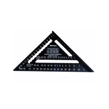 HOLZPROFI - ZU-EDC-300 - Équerre de charpentier en aluminium 300mm