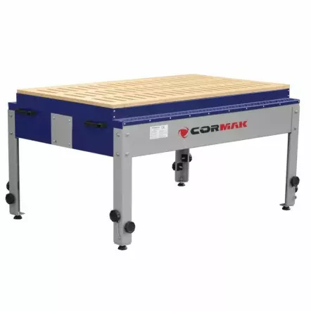CORMAK - DT1500 Table aspirante avec réglage en hauteur 750 à 1200 mm 230V 1500 m³/h