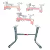 D460UG - Socle pour petits tours à bois - Longueur 620 à 965 mm - Hauteur réglable - 4